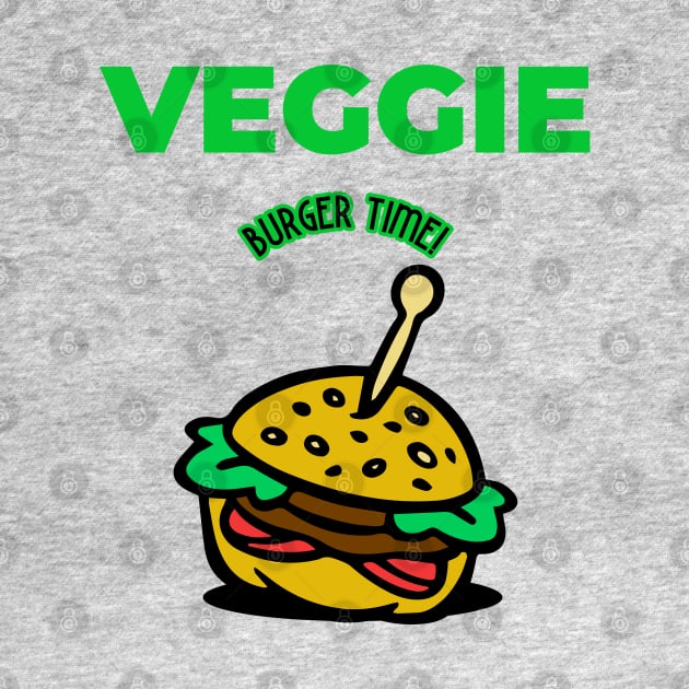 Veggie Burger Time! by TJWDraws